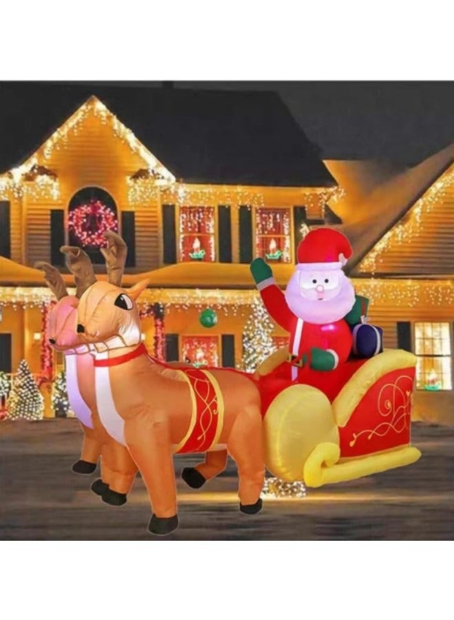 GGEROU Inflatable Outdoor Decorations, 2.2M/7.2FT Luminous Inflatable Ornaments with LED Lights Built-in - Image 5