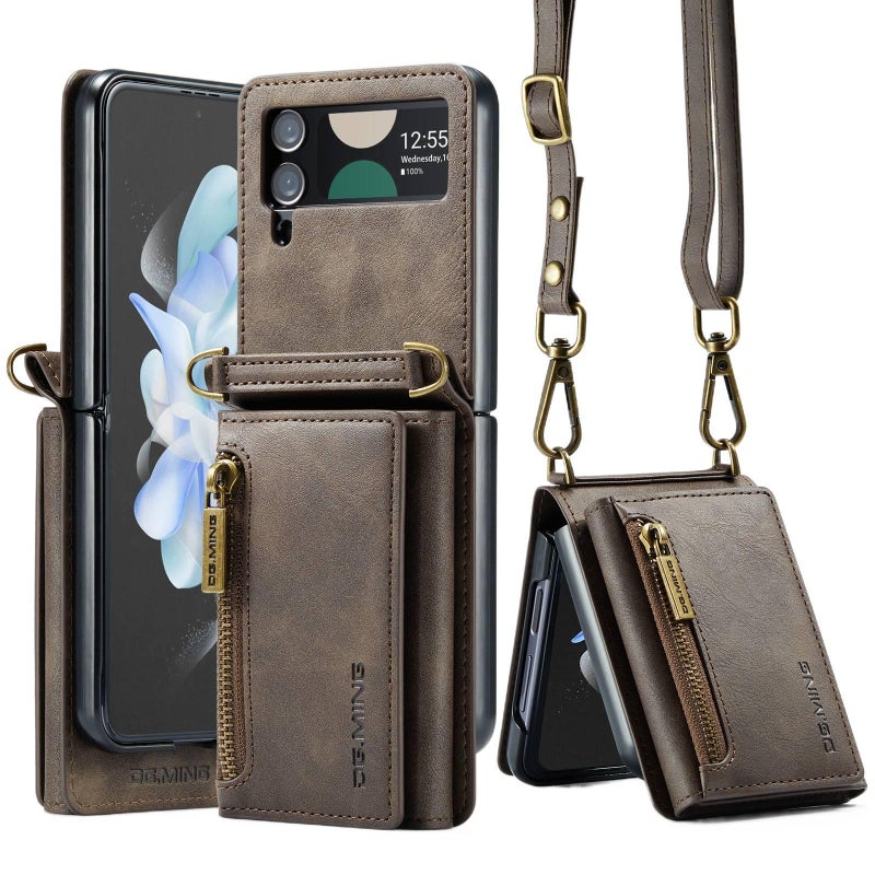 Phone Case | Purple | Drop Protection | Kickstand | Shockproof Cover for Samsung Galaxy Z Flip 4 - Image 2