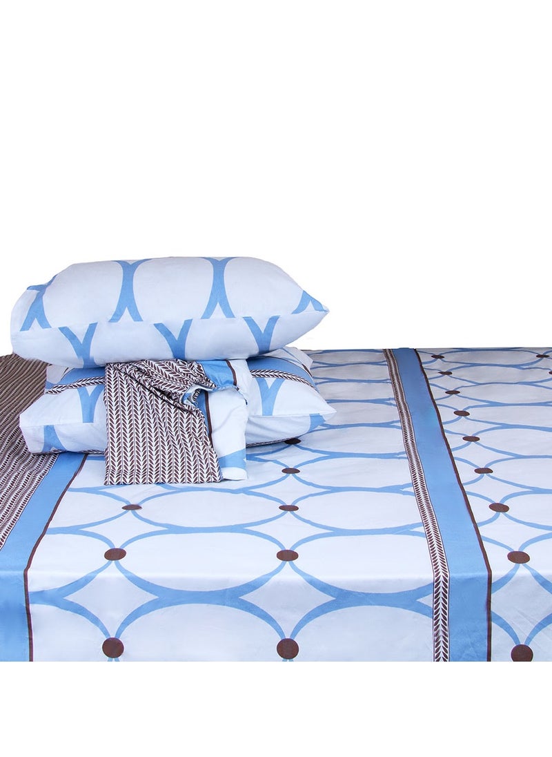 Family Bed stick Bed sheet Cotton 4 pieces size 180 x 200 cm Model 185 from Family Bed  - Image 2