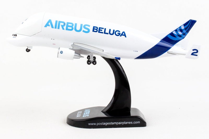 Daron Airbus A300-600ST Beluga Die-Cast Model – 1:200 Scale Oversized Cargo Aircraft Replica with Display Stand, Highly Detailed Aircraft No. 2, 5.6” Length x 4.25” Wingspan, Adult Collectible Ages 14+ - Image 5