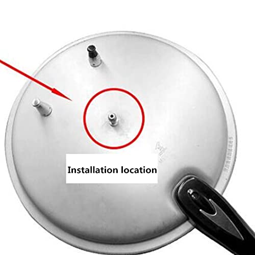 Jilukibo Universal Pressure Cooker Relief Jigger Valve, Black 1.5 Inch High Anti-blocking Pressure Cooker Exhaust Valve Accessories (4 Pack) - Image 3