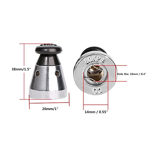 Jilukibo Universal Pressure Cooker Relief Jigger Valve, Black 1.5 Inch High Anti-blocking Pressure Cooker Exhaust Valve Accessories (4 Pack) - Image 2