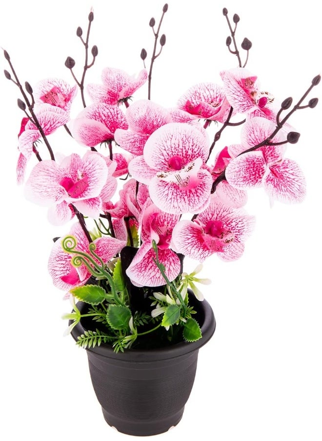 AKDC AKDC Artificial Plant L(13CM) XW(13CM) XH(35CM) Pink  - Image 1
