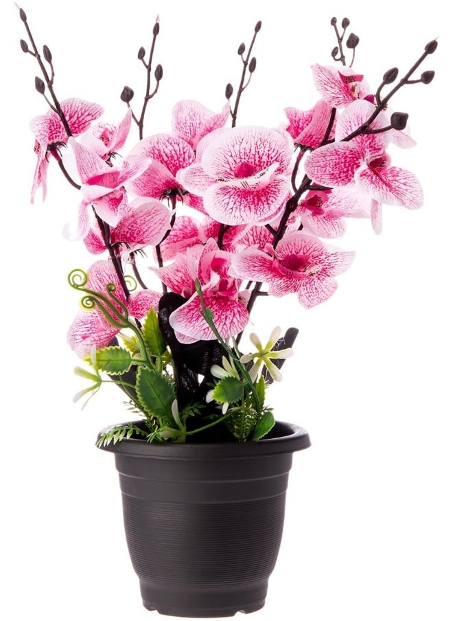 AKDC AKDC Artificial Plant L(13CM) XW(13CM) XH(35CM) Pink  - Image 2