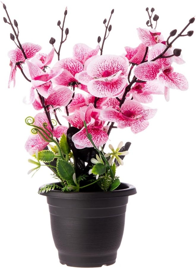 AKDC AKDC Artificial Plant L(13CM) XW(13CM) XH(35CM) Pink  - Image 4