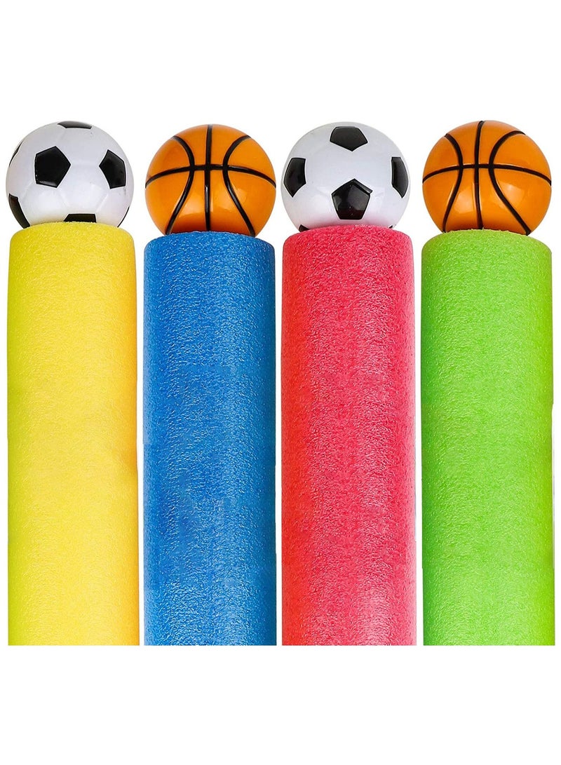 SYOSI Water Sprayer for Kids, 4 Pack Foam Water Blaster Soaker Gun Set for Outdoor Swimming Pool, Summer Fun Party Games, Water Squirt Sprayer for Kids Boys Girls - Image 1