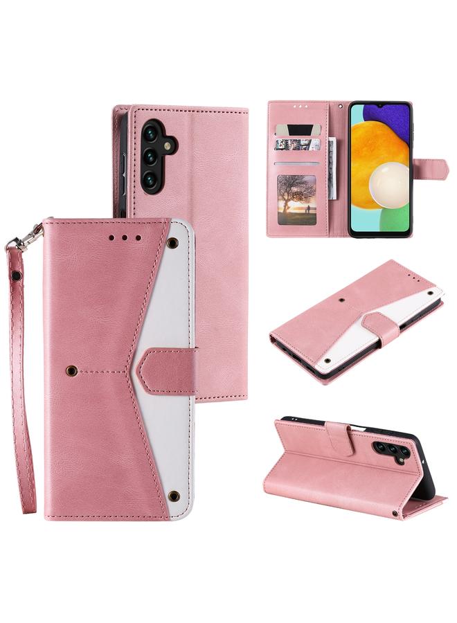 اس-توب جراب لهاتف Samsung Galaxy A36 مصنوع من جلد العجل مع خياطة ملمس الأظافر - Image 1