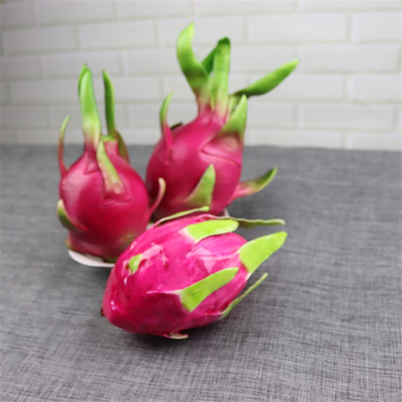 Lashicorn Artificial Dragonfruit Decor | 2 Pack | Faux Fruit Decor | Fake Fruit | Lifelike Realistic Decorative Fruit | Kitchen Decoration | Faux Fruit Bowl Accessories  - Image 4