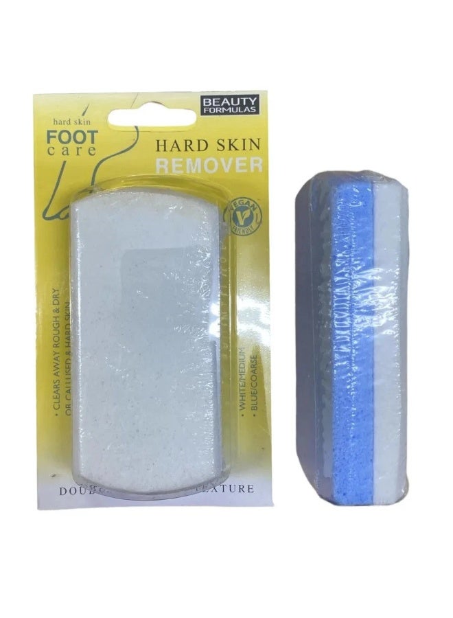 BEAUTY FORMULAS Hard Skin Remover Calluses Double Function Texture Feet, 1pcs