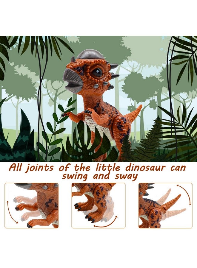 Wekity Hatching Eggs Dinosaur Toys,Dinosaur Eggs,LED Light and Sound,Creative Educational Toy Party Favor Easter Birthday Gift for Kid (Ceratosauru) - Image 5