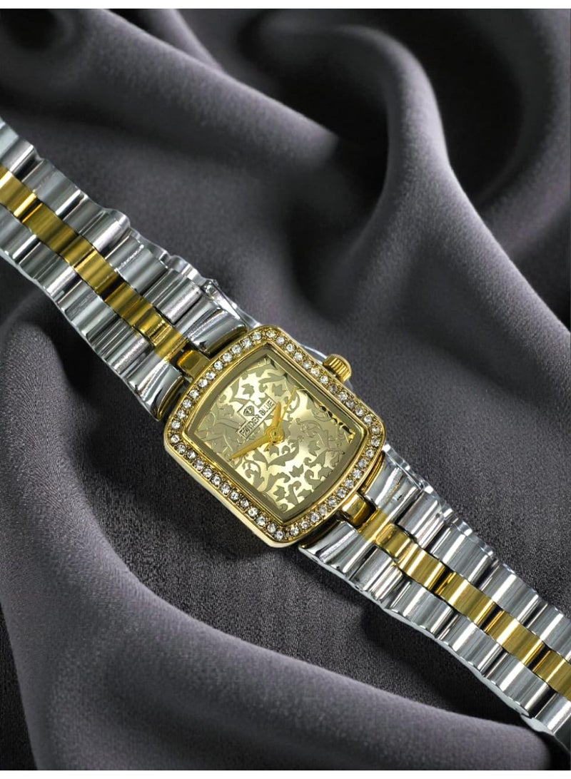 فاندر بلو ساعة يد انيقة رسمية للنساء انالوج بعقارب وحركة كوارتز من الستانلس ستيل ومقاومة للماء - Image 3