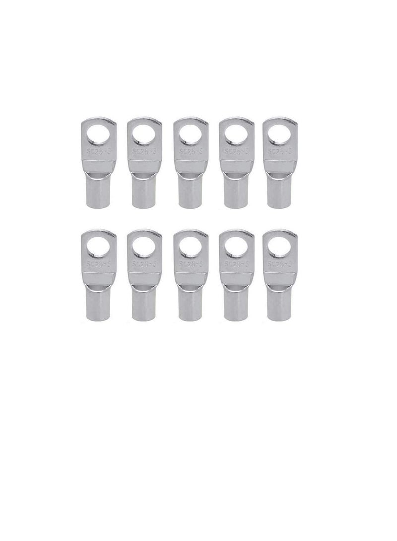 Copper Cable Lugs 10Pcs Set-Wire Terminals, Connector Cable lugs Ring Battery SC Terminals, for Marine, Solar, Automotive, Electric, Home Applications etc (Hole Size 8mm, Cable Size 120mm)  - Image 3