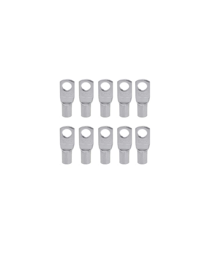 Copper Cable Lugs 10Pcs Set-Wire Terminals, Connector Cable lugs Ring Battery SC Terminals, for Marine, Solar, Automotive, Electric, Home Applications etc (Hole Size 8mm, Cable Size 120mm)  - Image 2