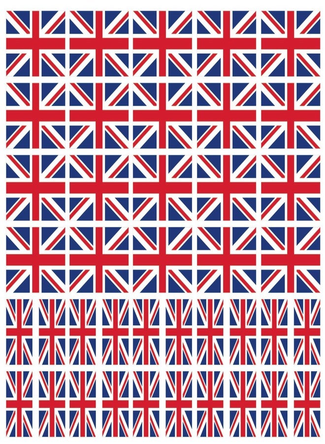 PremiumTT temporary tattoos 40 Tattoos: United Kingdom Flag, Union Jack - Image 1