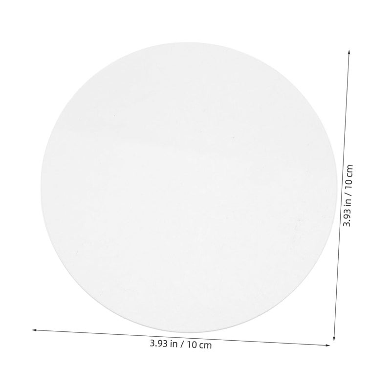 10Pcs Clear Acrylic Round Discs For DIY Crafts Picture Frames Painting And Display - Image 2