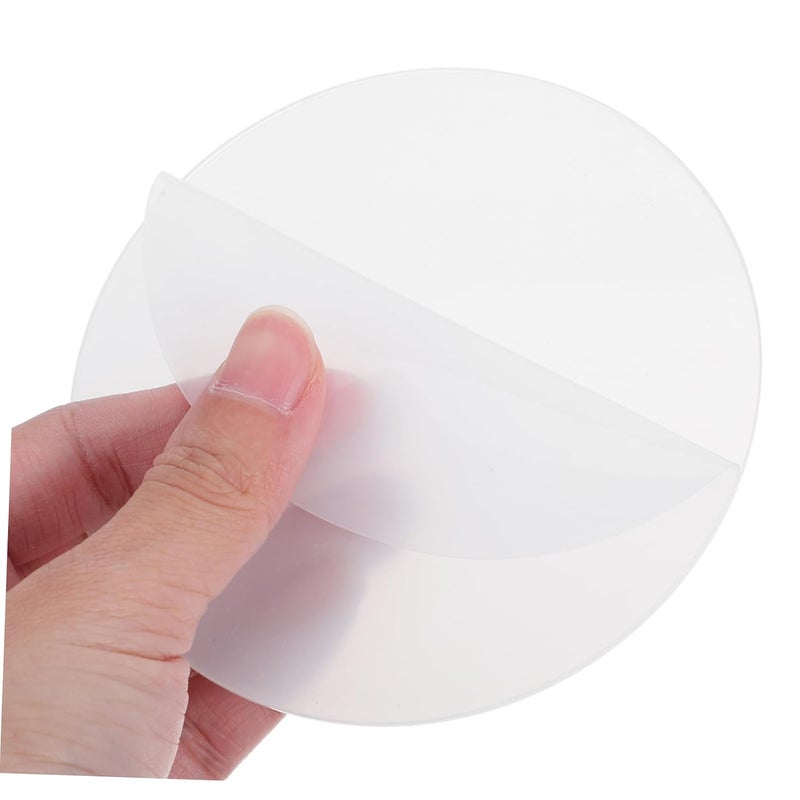 10Pcs Clear Acrylic Round Discs For DIY Crafts Picture Frames Painting And Display - Image 3