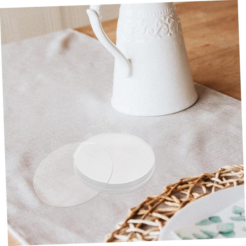10Pcs Clear Acrylic Round Discs For DIY Crafts Picture Frames Painting And Display - Image 4