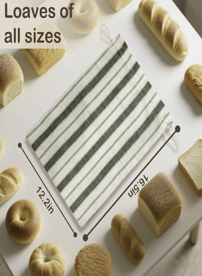 Duthcbw Premium Bread Bags for Homemade Loaves, XL Reusable Linen with Plastic Lining, Equipped with Convenient Drawstring for Ultimate Freshness. BPA-Free, Ideal for Sourdough & Artisan Breads - Image 3