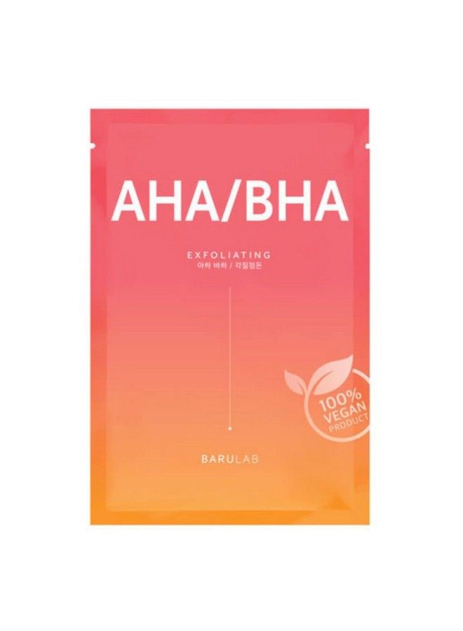 Barulab Aha/Bha Sheet Mask With Serum ; Intense Hydrating And Exfoliating Face Mask ; Korean Sheet Mask For Face;Men & Women ;23 Ml (1 Qty) - Image 1