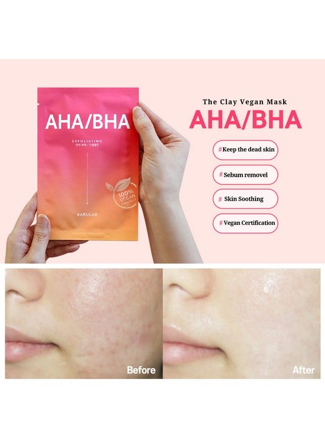 Barulab Aha/Bha Sheet Mask With Serum ; Intense Hydrating And Exfoliating Face Mask ; Korean Sheet Mask For Face;Men & Women ;23 Ml (1 Qty) - Image 5