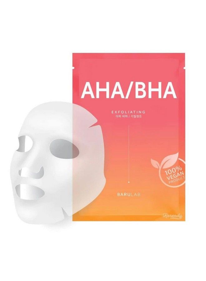 Barulab Aha/Bha Sheet Mask With Serum ; Intense Hydrating And Exfoliating Face Mask ; Korean Sheet Mask For Face;Men & Women ;23 Ml (1 Qty) - Image 3
