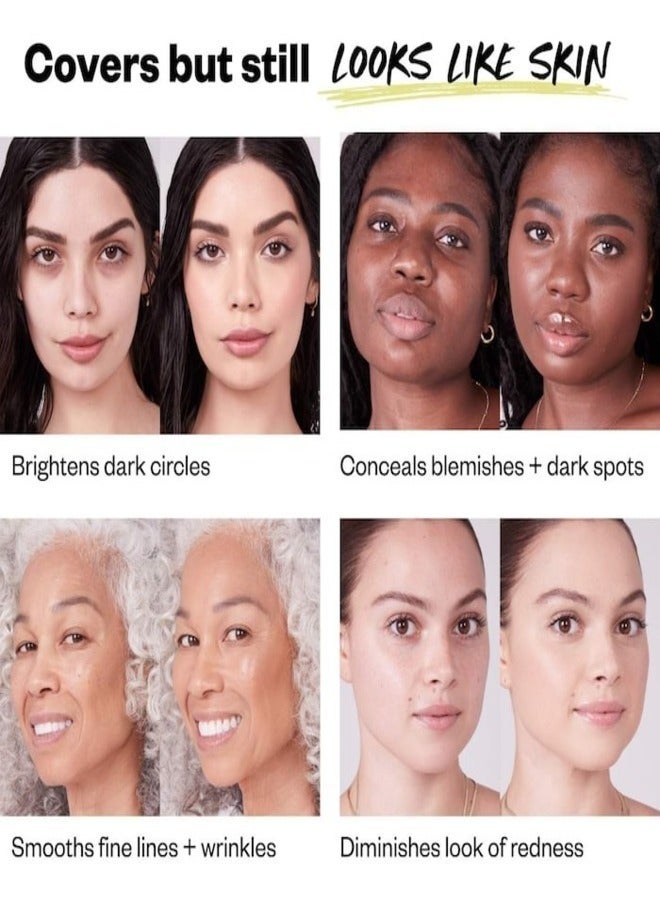 كوساس ميني ريفيلر كريمي فائق الإشراق مع الكافيين وحمض الهيالورونيك، درجة اللون 06 ا - متوسط ​​مع درجات لون الزيتون، 2 مل - Image 3