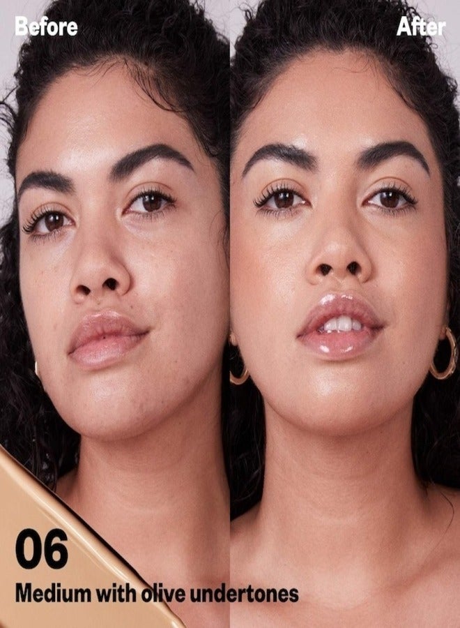 كوساس ميني ريفيلر كريمي فائق الإشراق مع الكافيين وحمض الهيالورونيك، درجة اللون 06 ا - متوسط ​​مع درجات لون الزيتون، 2 مل - Image 2