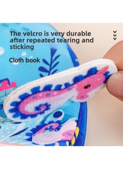 Generic Children's Tail Cloth Book 0-3 Years Old Infant Hand Tear Book Baby Tear Not Tear Book Can Bite Baby Early Teaching-Color:Animal Friends  - Image 4