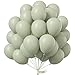 PartyWoo Sage Green Balloons 100pcs 12 Inch Boho Dusty Olive Green Latex Balloons for Birthday Baby Shower Graduation Engagement Wedding Dinosaur Jungle Golf Football Theme Party Decorations GreenF32 - Image 2