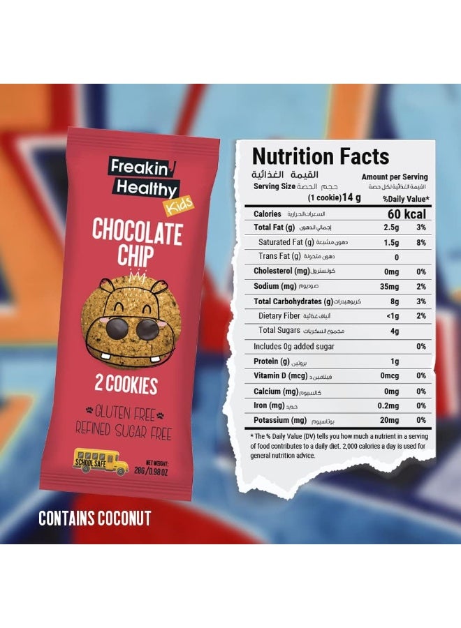 Freakin Healthy Chocolate Chip Cookie 28g (2g Protein) - Image 3