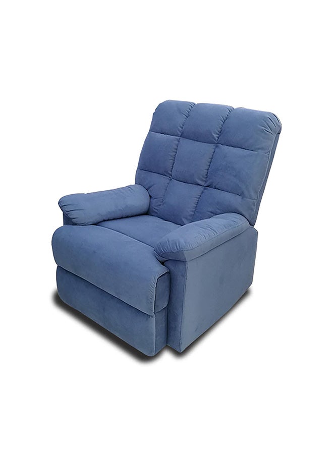 BACK COMFORT Elite Recliner Chair – Comfortable Fixed Design, 1-Year Warranty – Blue Color - Image 4
