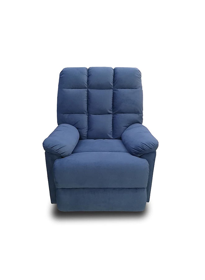 BACK COMFORT Elite Recliner Chair – Comfortable Fixed Design, 1-Year Warranty – Blue Color - Image 2