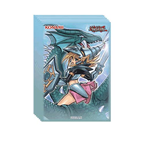 Yugioh يوغي يو الفتاة الساحرة الظلام فارس التنين أكمام بطاقات - Image 1