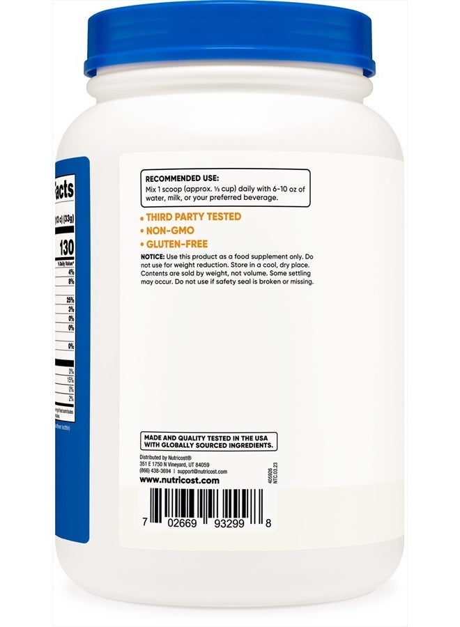 Nutricost مركز بروتين مصل اللبن، بدون نكهة - 2LB - Image 4