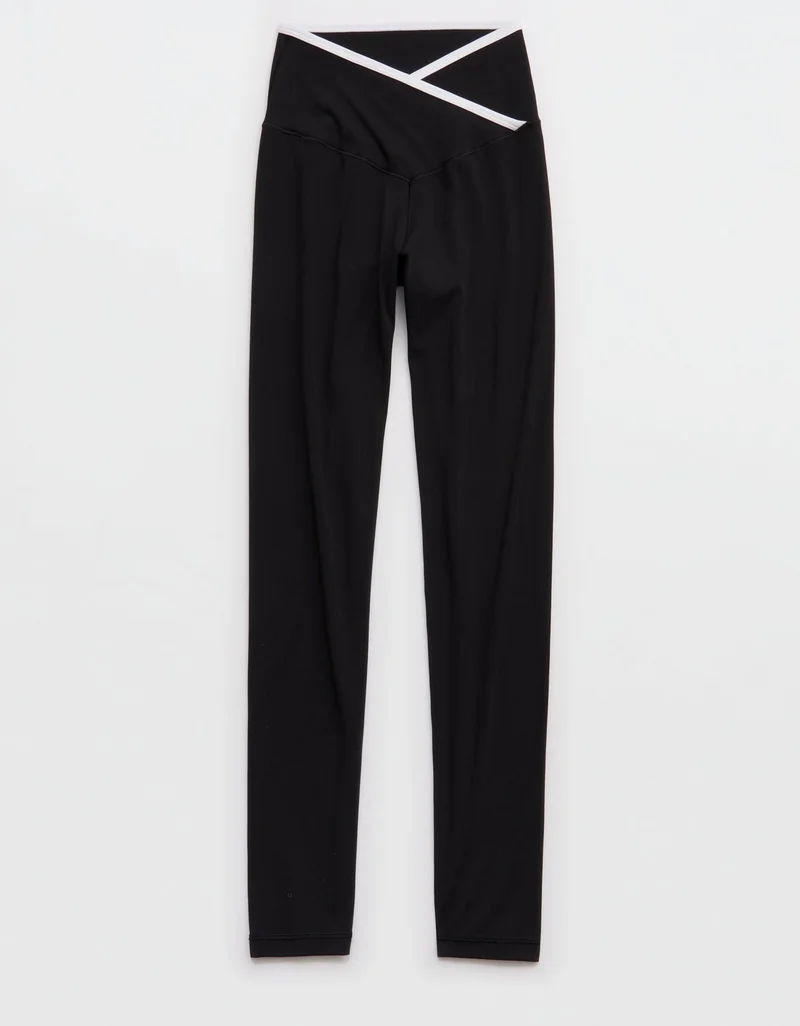 Aerie  OFFLINE By Aerie Real Me Tipped High Waisted Crossover Legging for Women | Best Price UAE