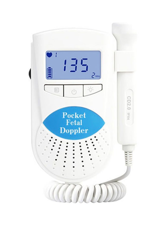 NIBEMINENT Potable Ultrasound Doppler Fetal Heart Rate Monitor - Image 1