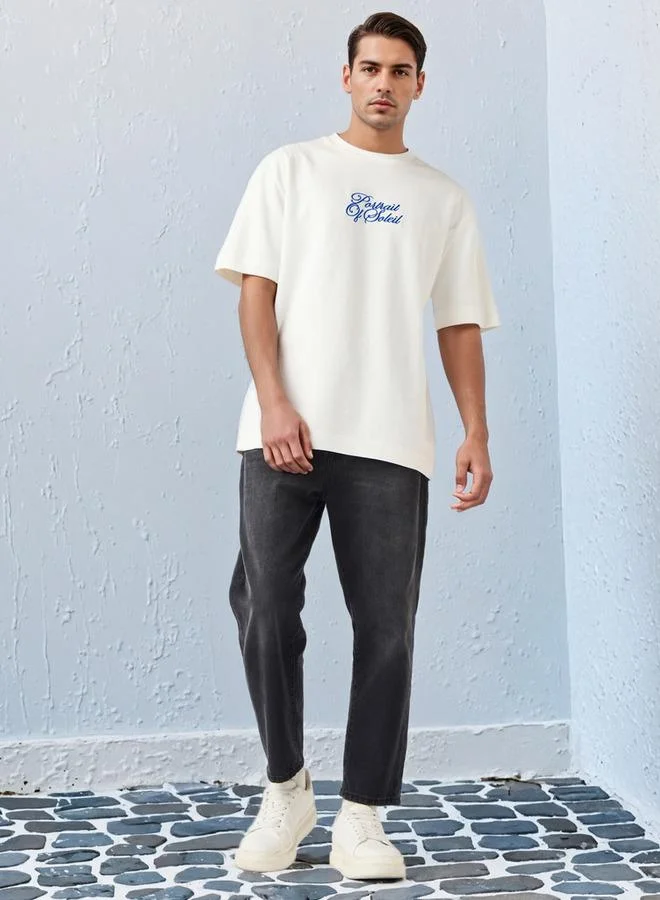 لي كوبر تيشيرت لي كوبر بطبعة وياقة دائرية