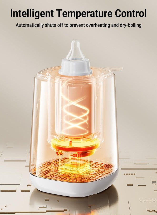 Bear Bottle Warmer, Baby Milk Warmer Breastmilk Bag Formula Fast Warming for New Born Baby Bottles, Time Temp Control Automatic Shut Off at Home Use - Image 5