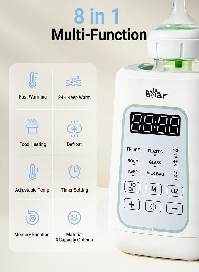 Bear Bottle Warmer, Baby Milk Warmer Breastmilk Bag Formula Fast Warming for New Born Baby Bottles, Time Temp Control Automatic Shut Off at Home Use - Image 2