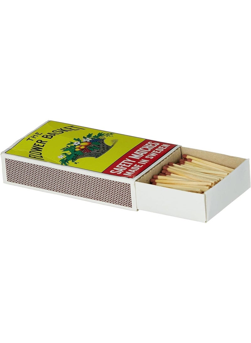 THE FLOWER BASKET 5 Pcs Flower Basket Safety Match Box Big-| Matches Large - Image 3