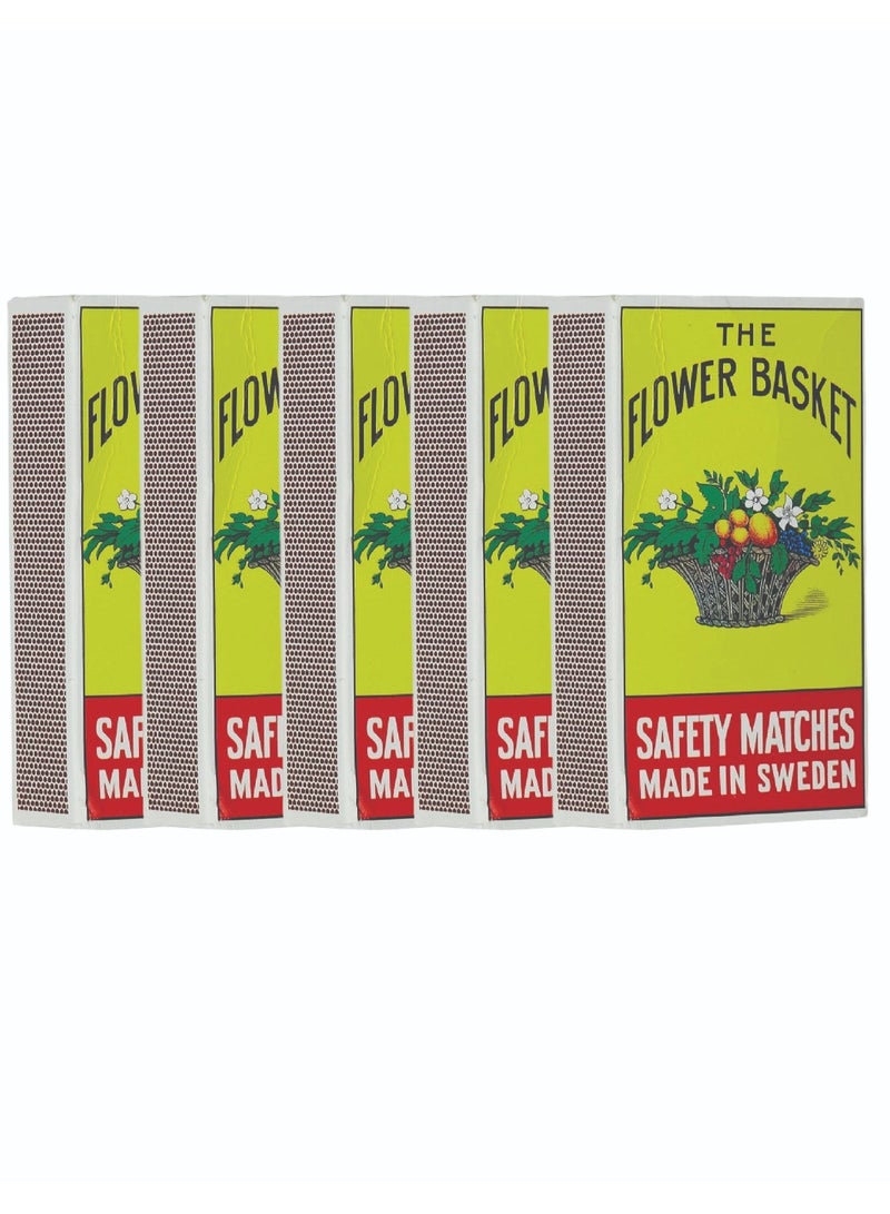 THE FLOWER BASKET 5 Pcs Flower Basket Safety Match Box Big-| Matches Large - Image 1