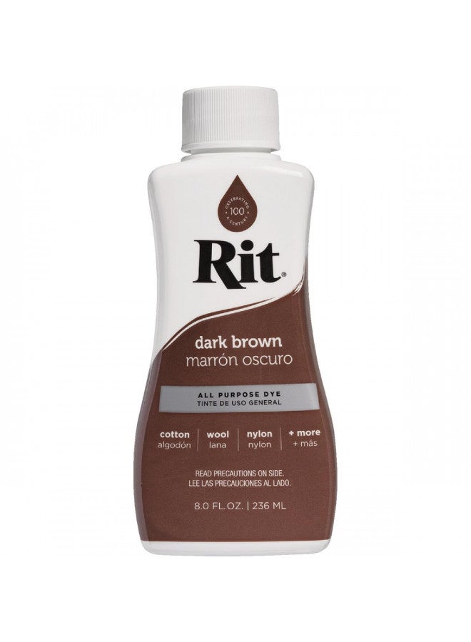 Rit Dye DYE LIQ DARK BRN 8OZ3 - Image 1