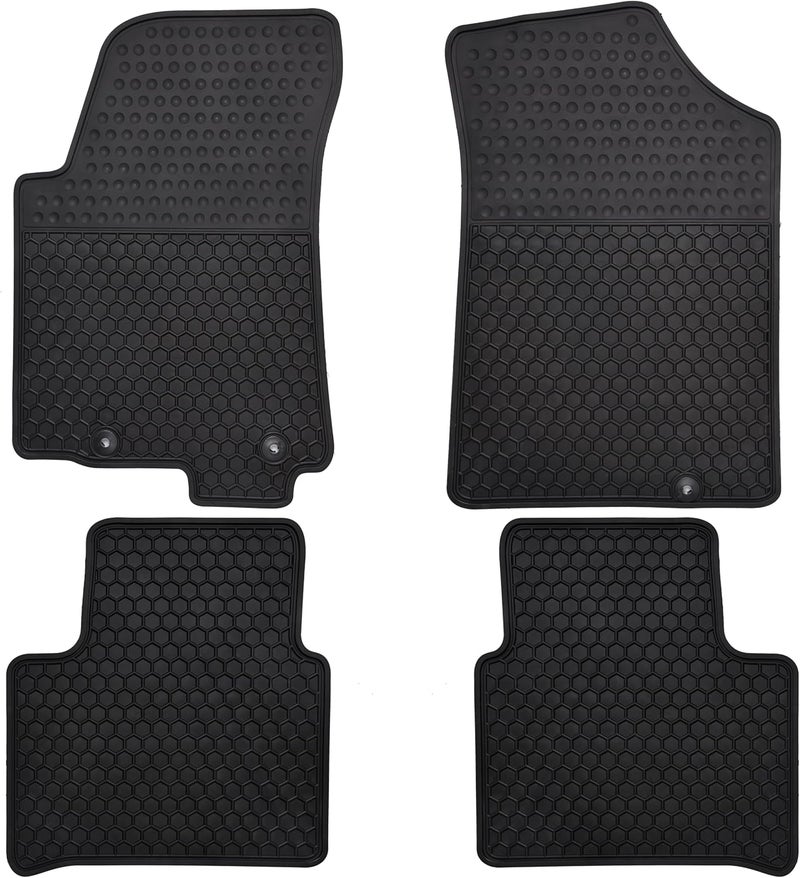 Megiteller Custom Fit Car Floor Mats for Nissan Maxima and Altima (2014-2024) - Heavy Duty Rubber, Odorless, Washable - Image 1