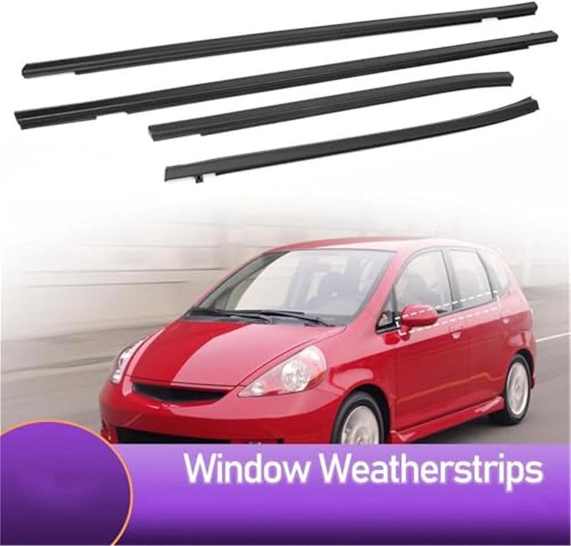 Vuzmode Car Window Door Seals for Jazz Hatchback 2003-2007 - Image 3