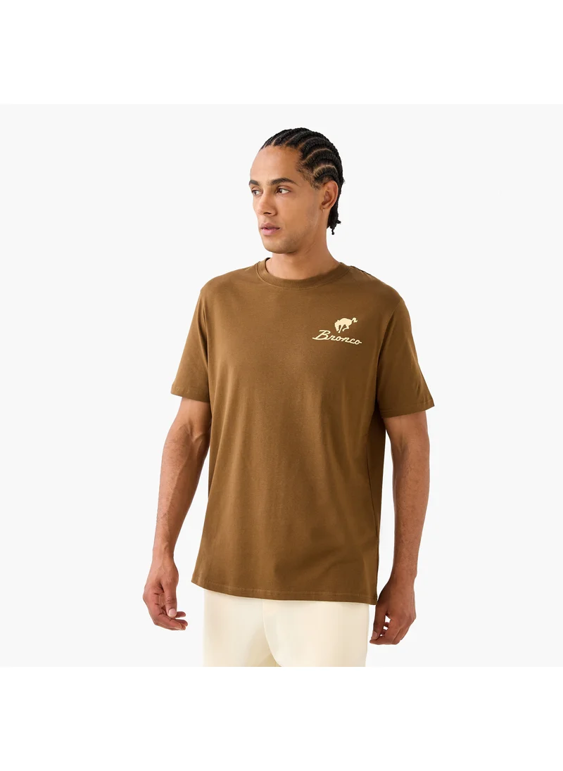SP Characters Bronco Print Crew Neck T-shirt