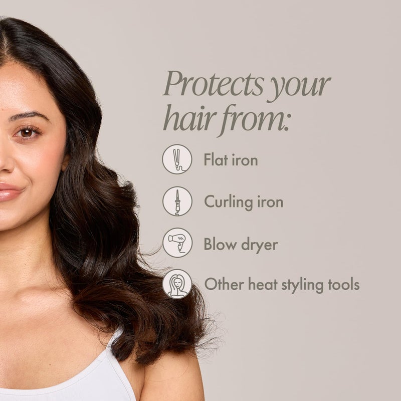 Enjoy Protect and Shine - Lightweight Finish Thermal Protection- Fight Frizz Block Humidity Add Shine Softness and Smoothness (3.4 Oz) - Image 3