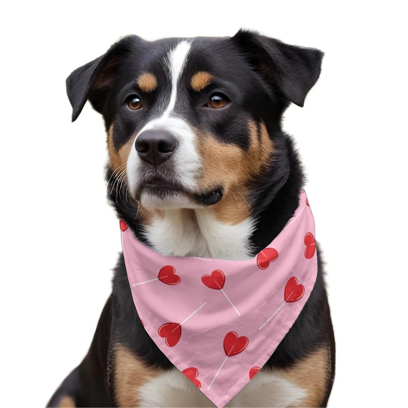 W Brings Cupid Bandana for Dogs | This Stunning Gorgeous Design Dog Bandana Scarf is Perfect Styling Accessory for Dogs Large, Medium & Small. One Size Fits All. - Image 3