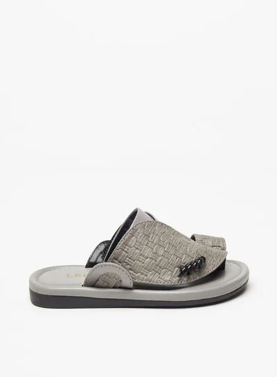 LBL by Shoexpress Boys Textured Slip-On Arabic Sandals