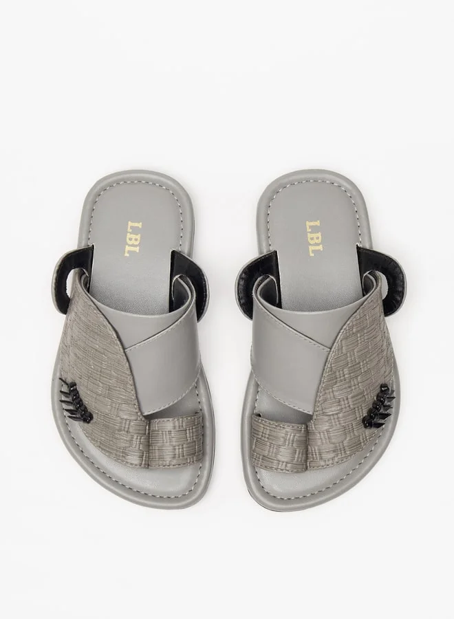 LBL by Shoexpress Boys Textured Slip-On Arabic Sandals