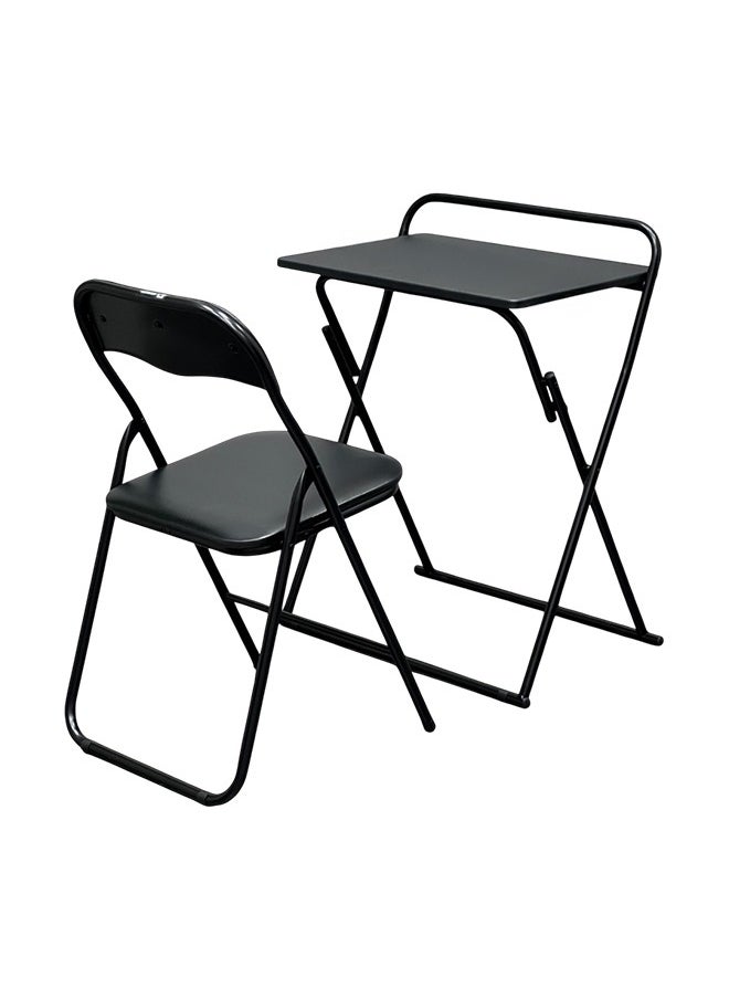 Cady One Folding chair and table made of metal, suitable for indoor and outdoor use.  - Image 1